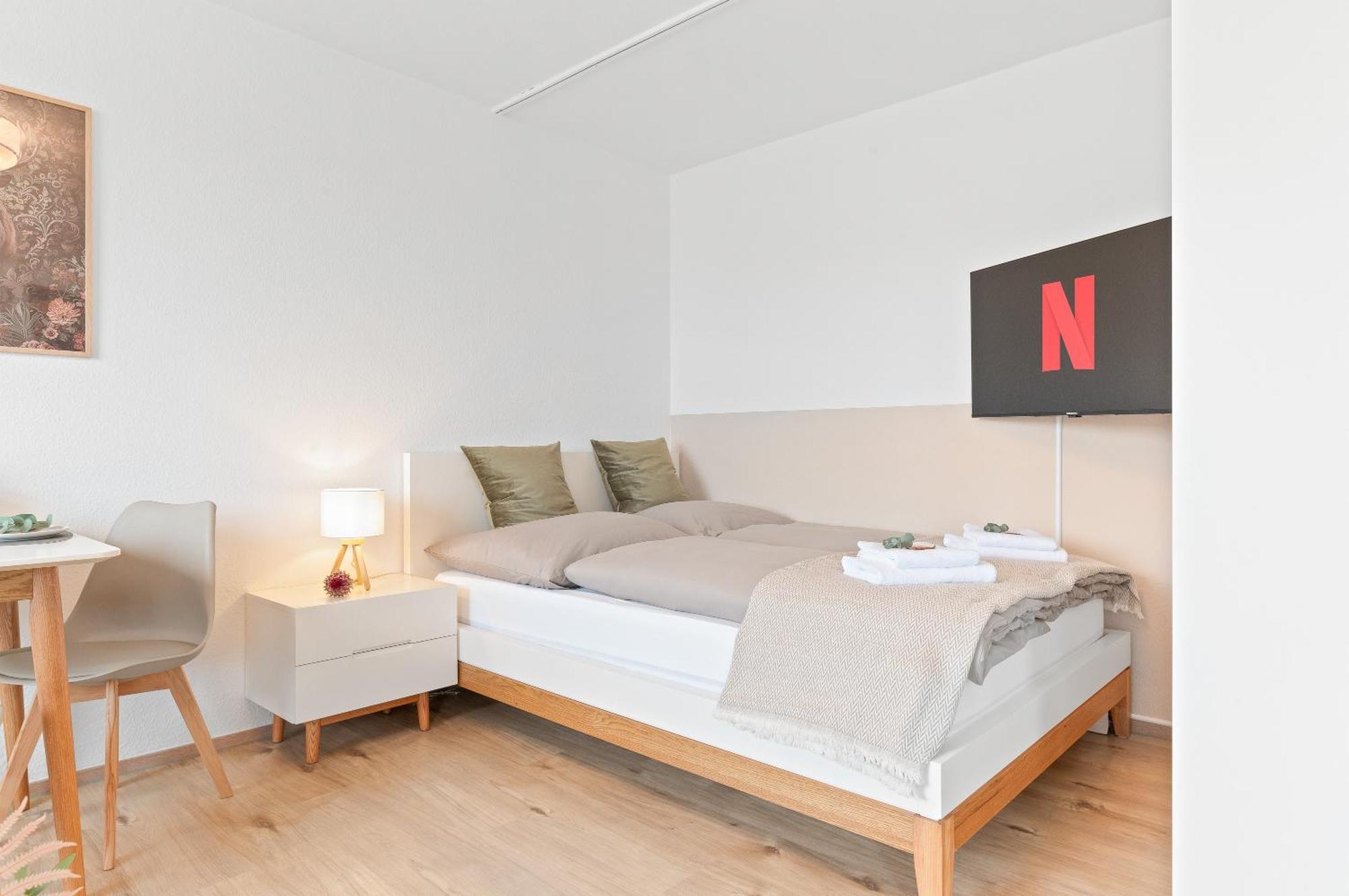 Wohlfuehl-Apartment I Zentral I Balkon I Kueche Fellbach Exteriör bild