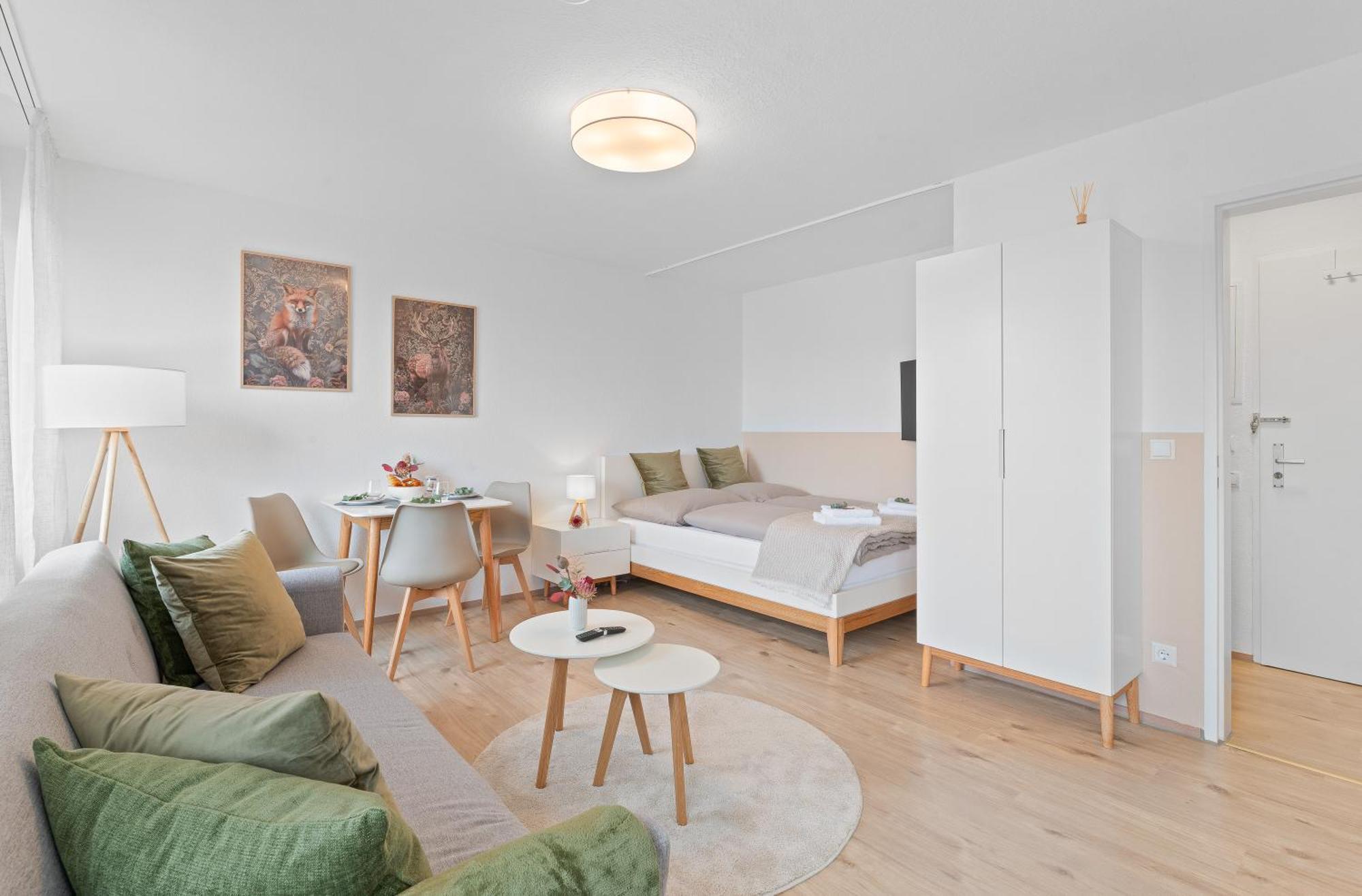 Wohlfuehl-Apartment I Zentral I Balkon I Kueche Fellbach Exteriör bild